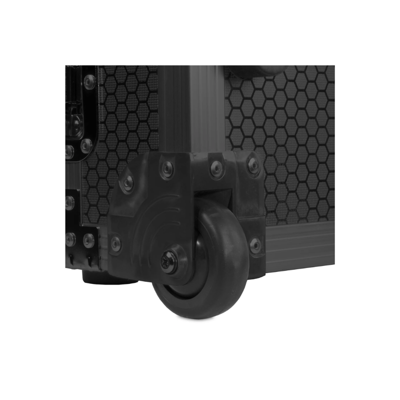 UDG Ultimate Flight Case Multi Format Turntable MK2 Plus (Trolley & Wheels), Black - Image 3
