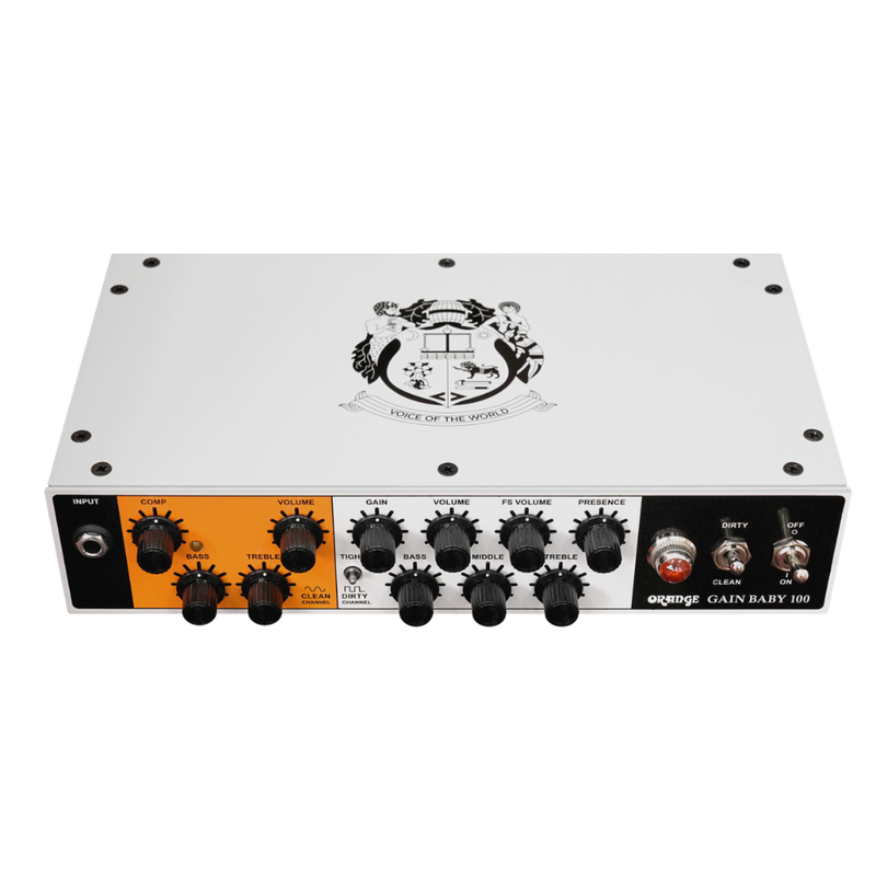 Orange Gain Baby 100 – 100W Single-Channel Guitar Amp Head with CabSim, FX Loop & Attenuator - Image 3