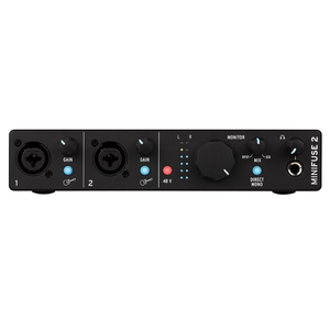 Arturia MiniFuse 2 Audio Interface, Black