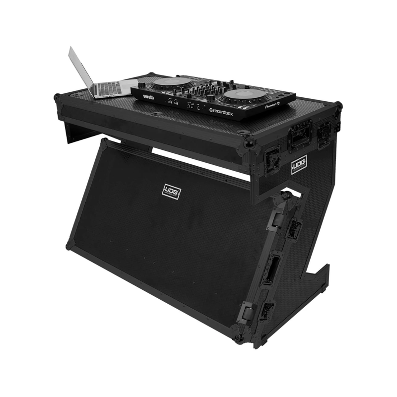 UDG Ultimate Flight Case Portable Z-Style DJ Table Plus, Black - Image 3