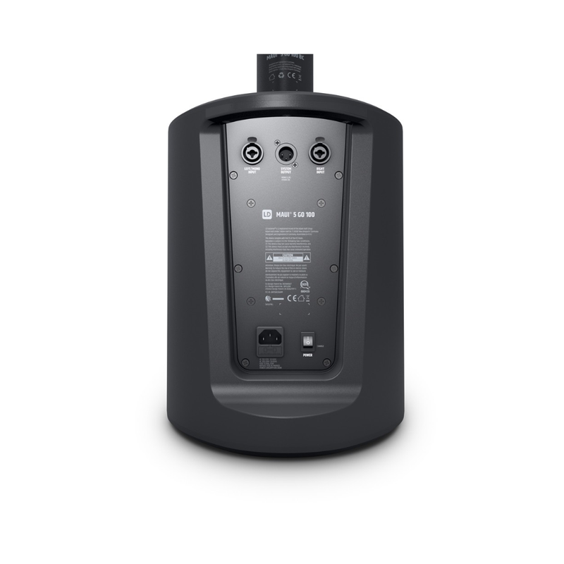 LD Systems MAUI 5 GO 100 Ultra-portable Battery-powered Column PA System - 3200 mAh Version - Image 3