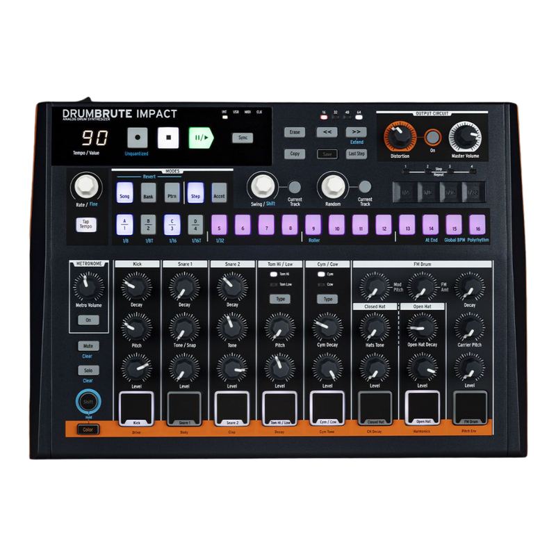 Arturia DrumBrute Impact Analog Drum Synthesizer - Image 1