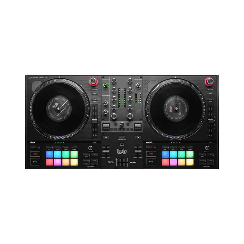 Hercules DJControl Inpulse T7, 2-Deck Motorized DJ Controller with built-in STEMS Control, Serato DJ and DJUCED included - Image 1