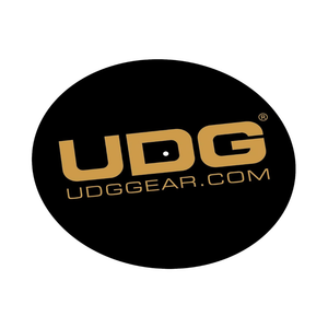 UDG Turntable Slipmat Set, Black/Golden (Sold in Pairs)