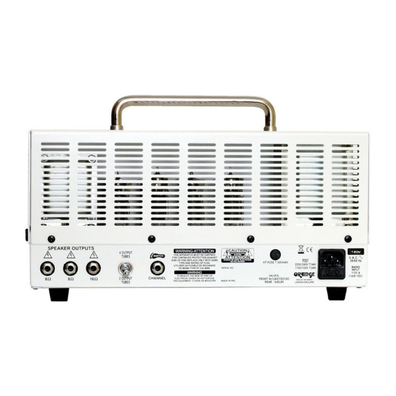 Orange Dual Terror – 30W 2-Channel Tube Guitar Amp Head with Power Scaling and FX Loop - Image 2