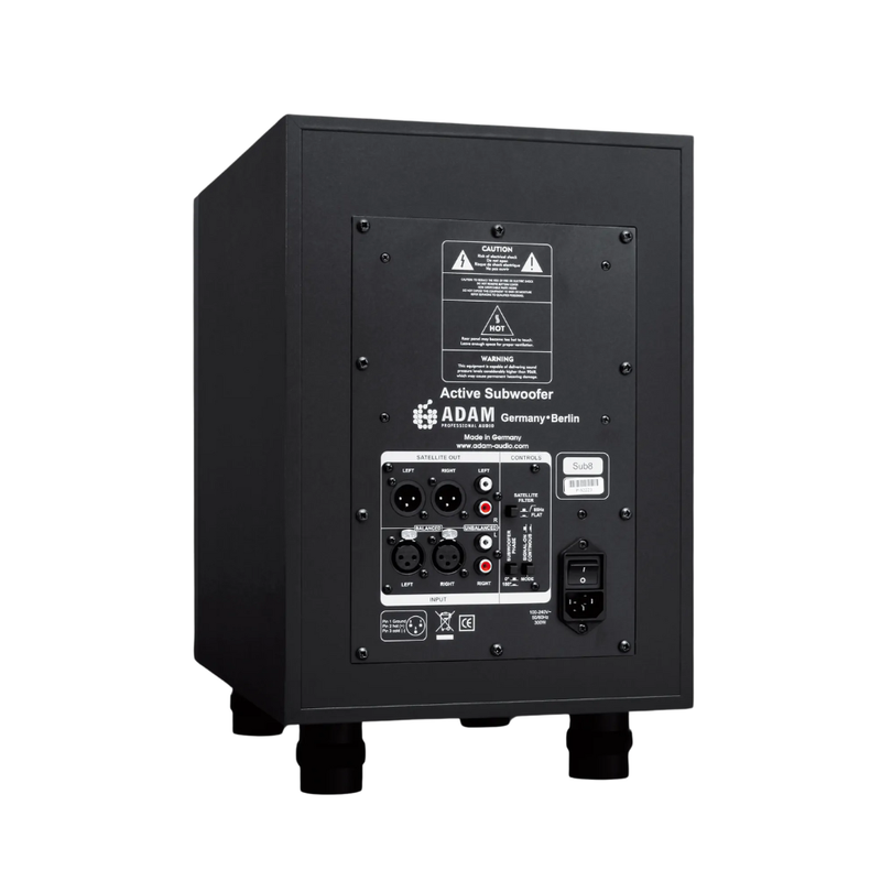 ADAM Audio Sub8 Active Subwoofer for Smaller Studio Monitors - Image 2