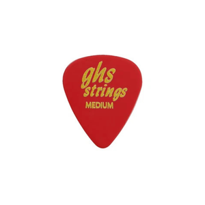 GHS A54 G Style Guitar Picks – Red – Medium Gauge
