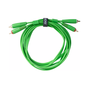 UDG Ultimate Audio Cable Set RCA - RCA, Green, Straight, 3 m