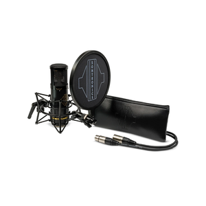 Sontronics STC-3X Pack Large Diaphragm Cardioid Condenser Microphone with Shockmount, Pop Filter, & Cable, Black