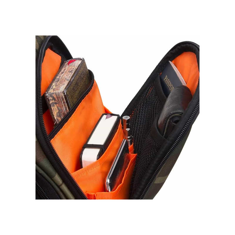 UDG Ultimate DIGI Backpack, Black Camo/Orange Inside - Image 2