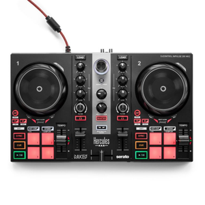 Hercules DJControl Inpulse 200 MK2 DJ Controller, with built-in STEMS Control, Serato DJ and DJUCED included