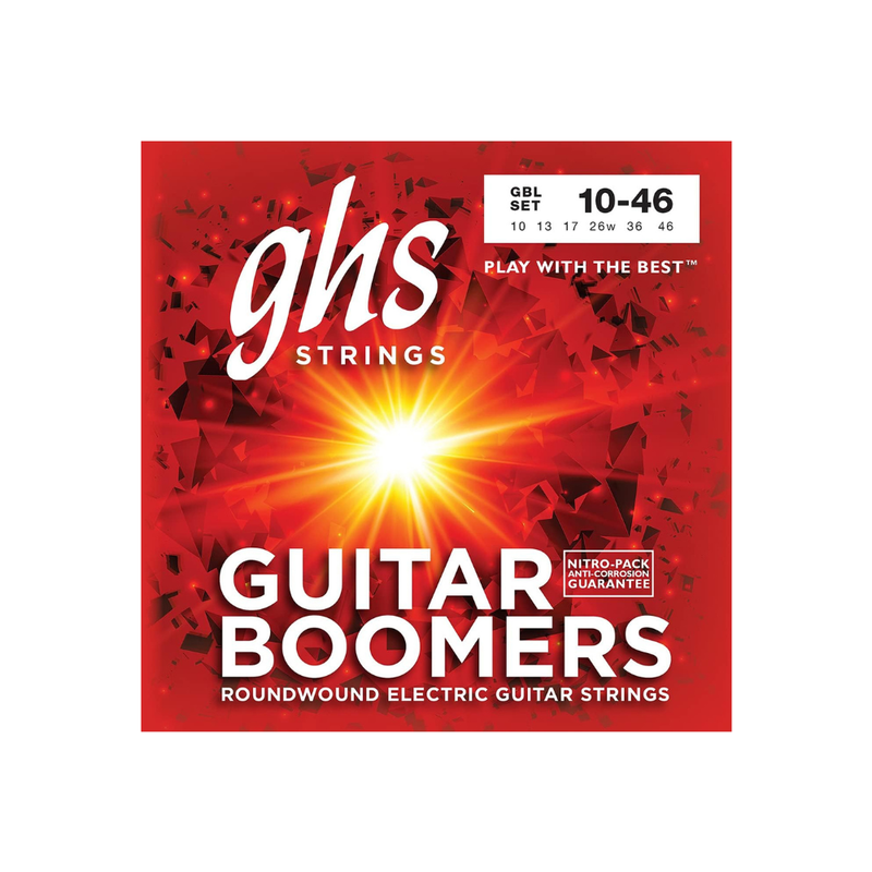 GHS GBL Guitar Boomers Electric Guitar Strings, Light (10-46) - Image 1