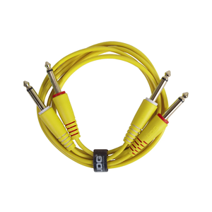 UDG Ultimate Audio Cable Set 1/4" Jack - 1/4" Jack, Yellow, Straight, 1.5 m