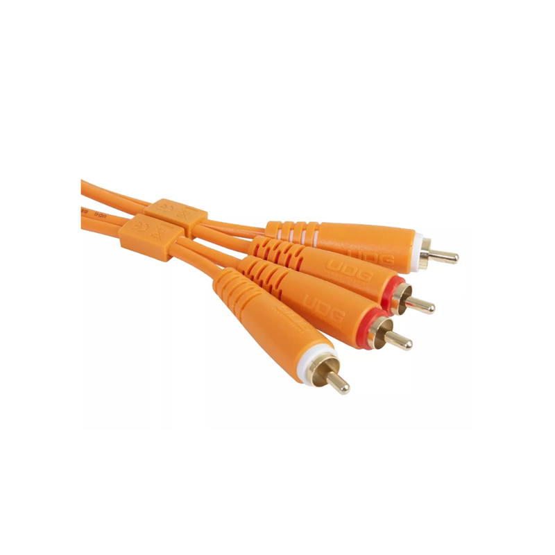 UDG Ultimate Audio Cable Set RCA - RCA, Orange, Straight, 1.5 m - Image 3