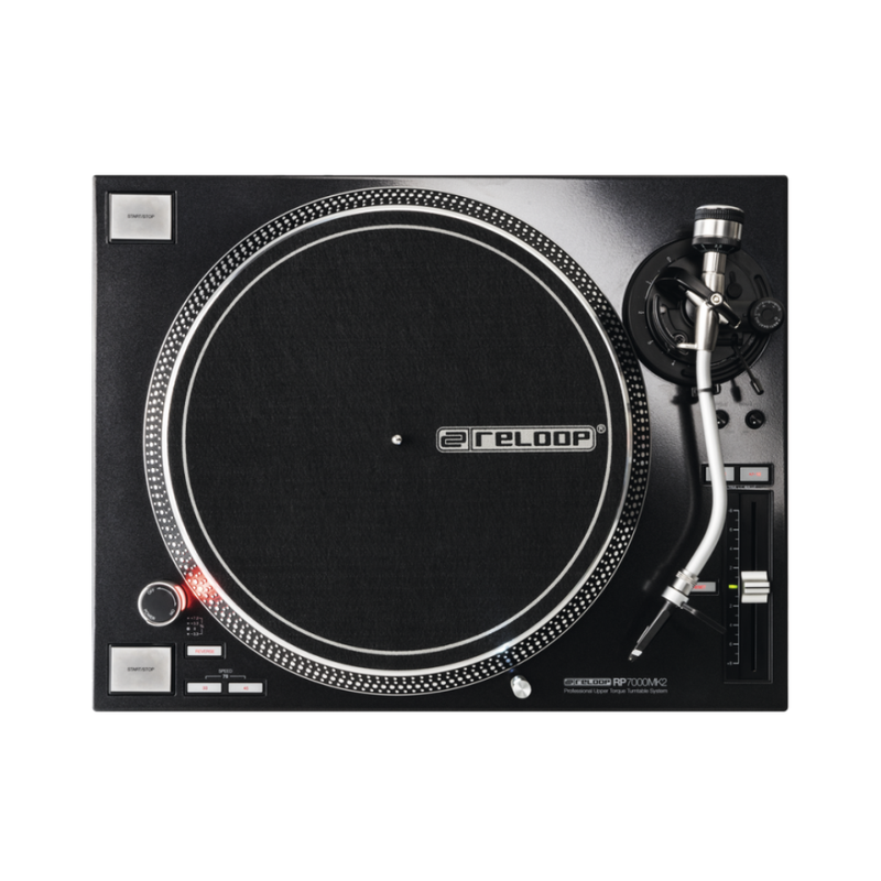 Reloop RP-7000 MK2 DJ Turntable, Black - Image 1