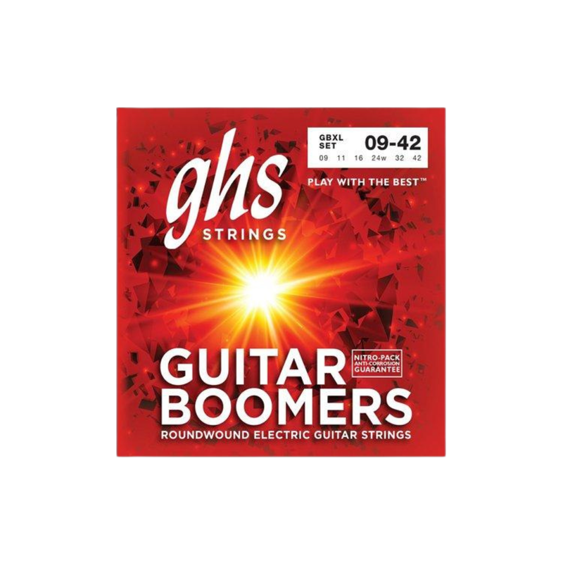 GHS GBXL Guitar Boomers Electric Guitar Strings, Extra Light (09-42) - Image 1