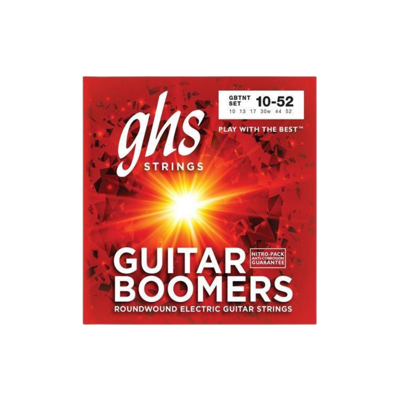 GHS GBTNT Guitar Boomers Electric Guitar Strings, Thin-Thick (10-52)  - Image 1