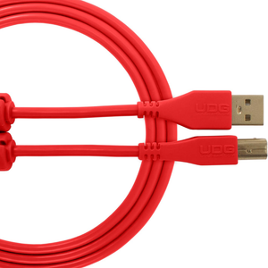 UDG Ultimate Audio Cable USB 2.0 A-B, Red, Straight, 1 m