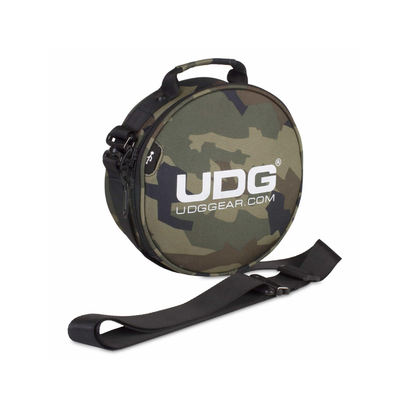 UDG Ultimate DIGI Headphone Bag, Black Camo/Orange Inside - Image 4