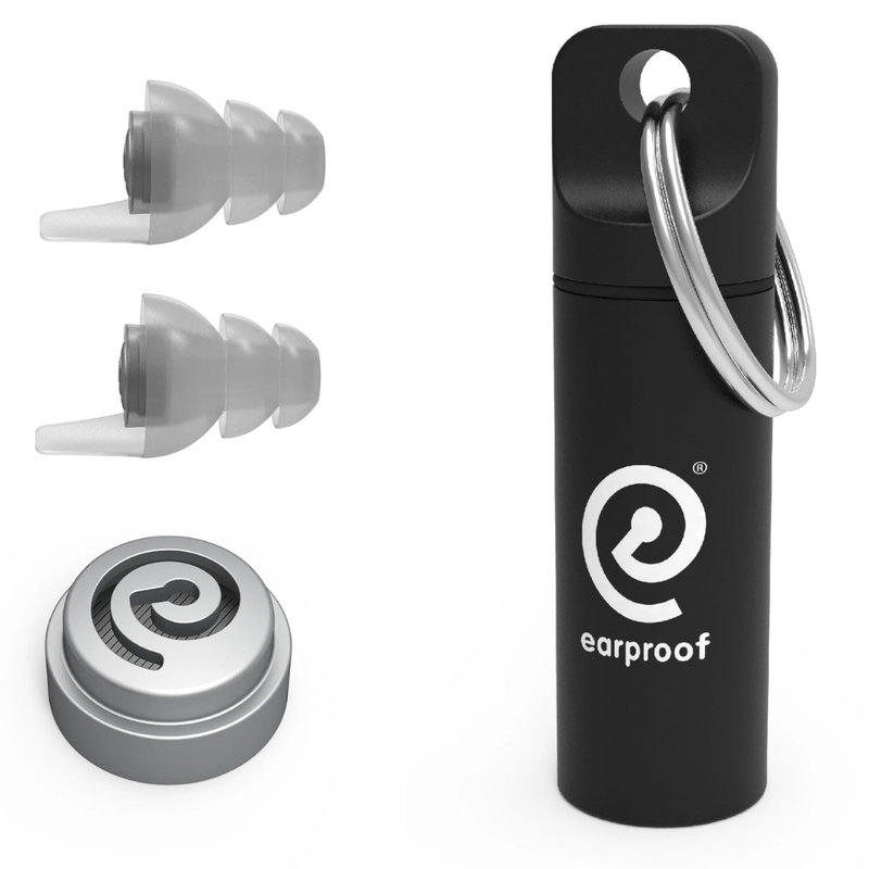 Earproof Pro Silver Earplugs 10 dB with Container - Image 3
