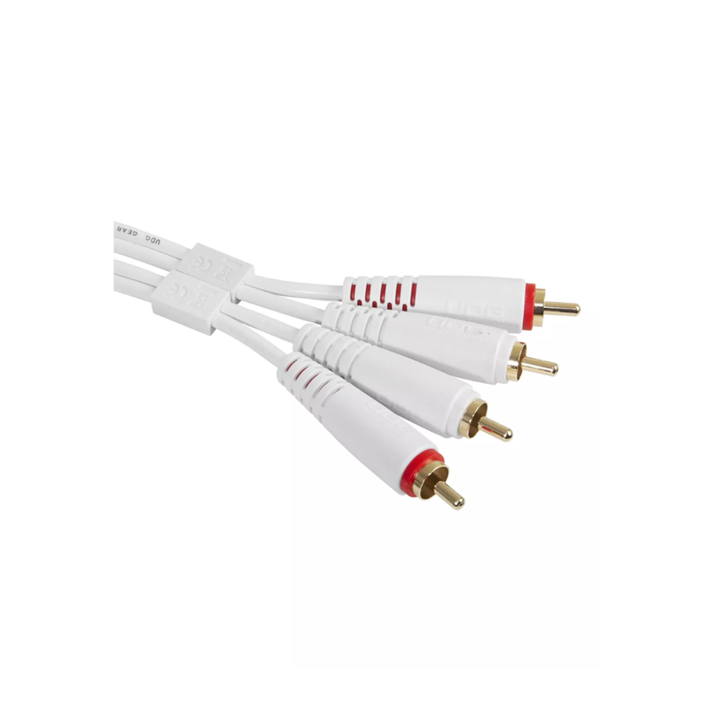 UDG Ultimate Audio Cable Set RCA - RCA, White, Straight, 1.5 m - Image 2
