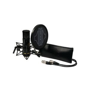 Sontronics STC-2 Pack Large Diaphragm Cardioid Condenser Microphone with Shockmount, Pop Filter, & Cable, Black