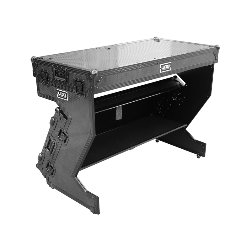 UDG Ultimate Flight Case Portable Z-Style DJ Table Plus, Black - Image 10