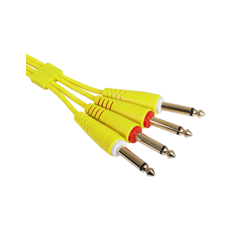 UDG Ultimate Audio Cable Set 1/4" Jack - 1/4" Jack, Yellow, Straight, 1.5 m - Image 3