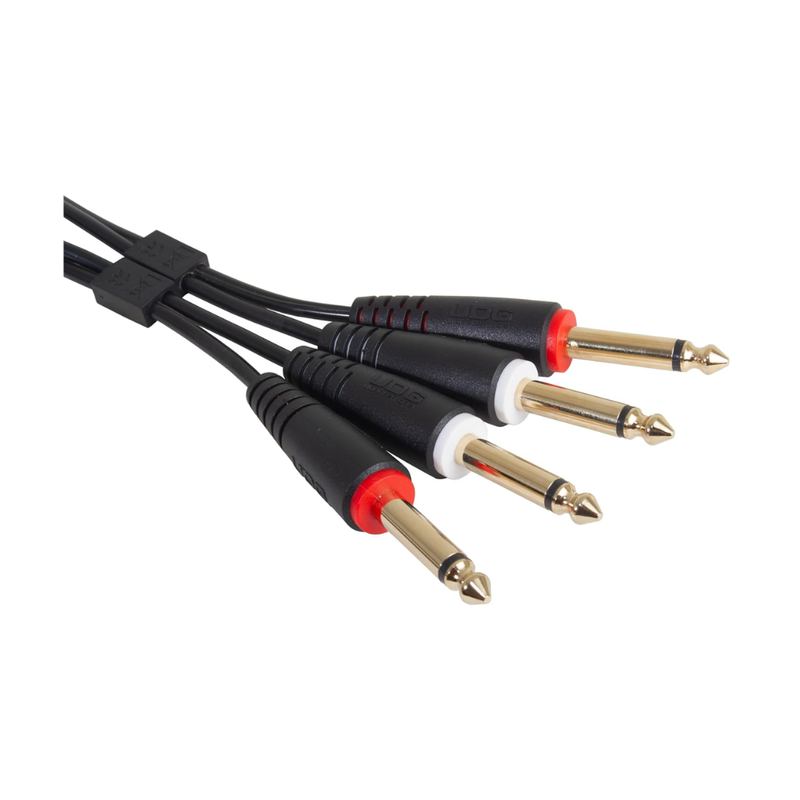 UDG Ultimate Audio Cable Set 1/4" Jack - 1/4" Jack, Black, Straight, 1.5 m - Image 2