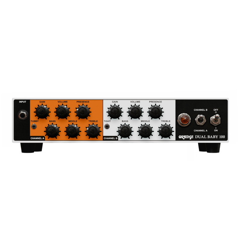 Orange Dual Baby 100 – 100W Twin-Channel Solid-State Amp Head with FX Loop & CabSim - Image 1