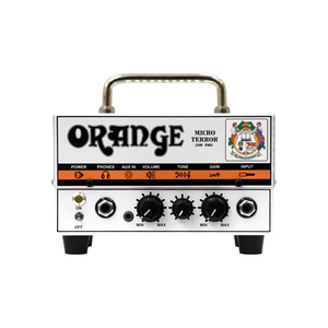​Orange Micro Terror – 20W Hybrid Guitar Amp Head with Valve Preamp & Aux Input​
