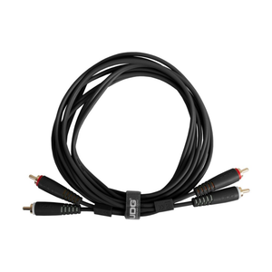 UDG Ultimate Audio Cable Set RCA - RCA, Black, Straight, 1.5 m