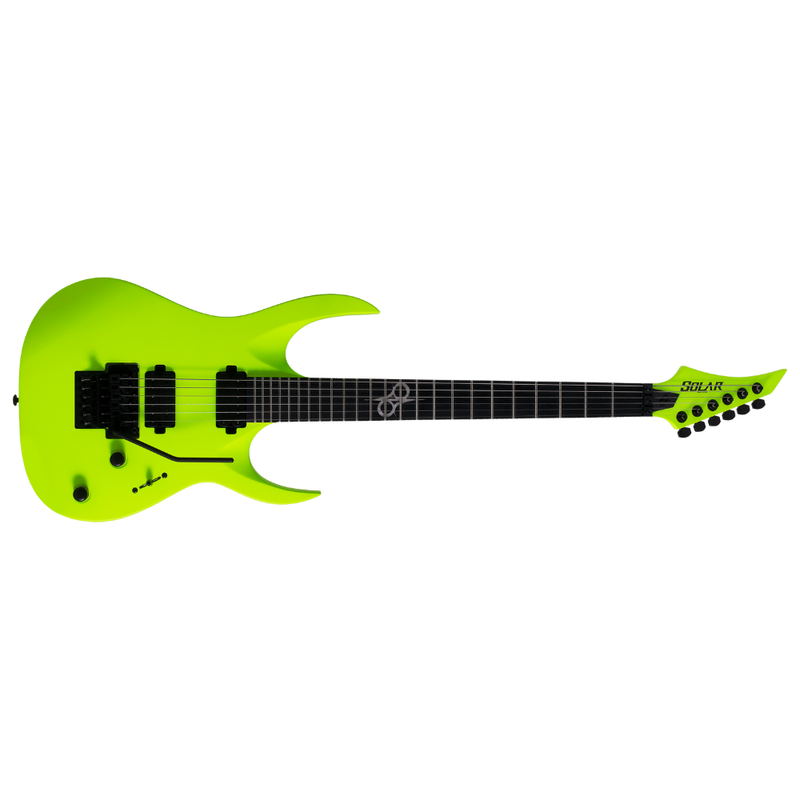 Solar Guitars A2.6FR LN – Lemon Neon Matte - Image 1
