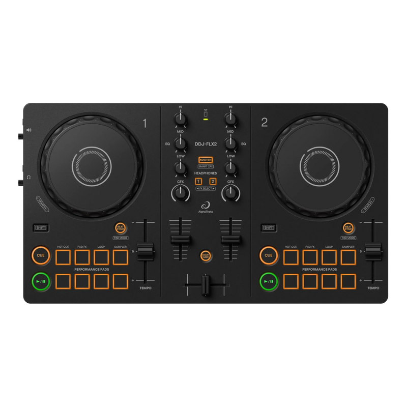 AlphaTheta DDJ-FLX2 Compact 2-Channel DJ Controller - Image 1