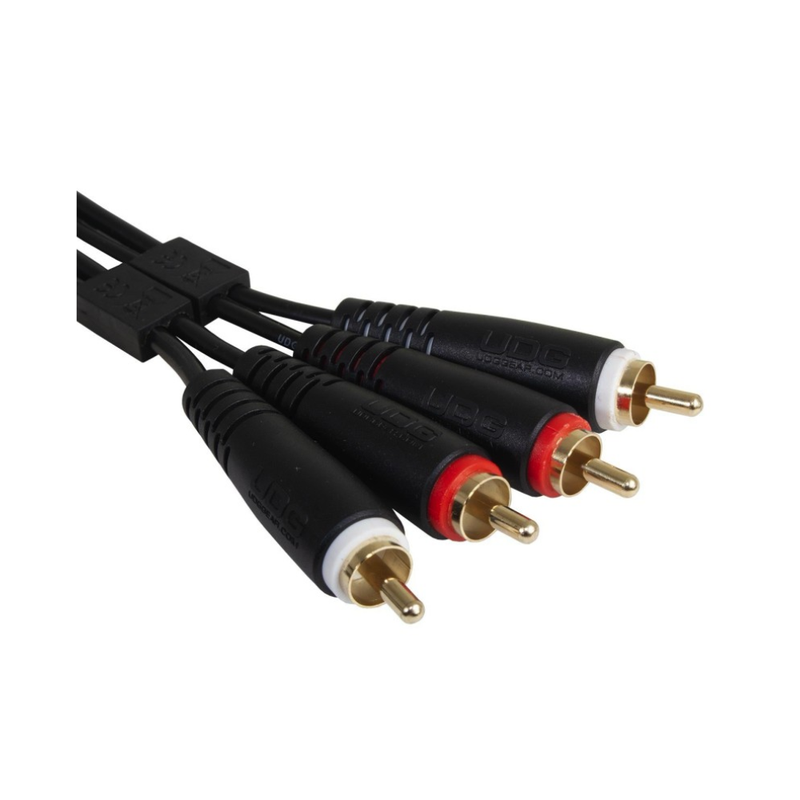 UDG Ultimate Audio Cable Set RCA - RCA, Black, Straight, 1.5 m - Image 3