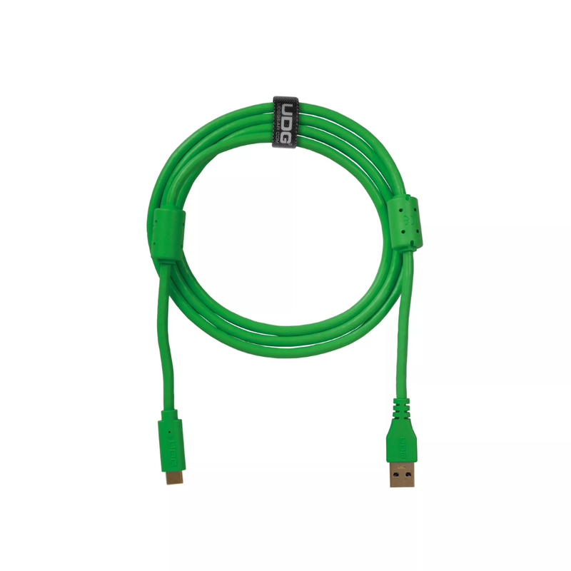 UDG Ultimate Data Cable USB 3.0 C-A, Green, Straight, 1.5 m - Image 1
