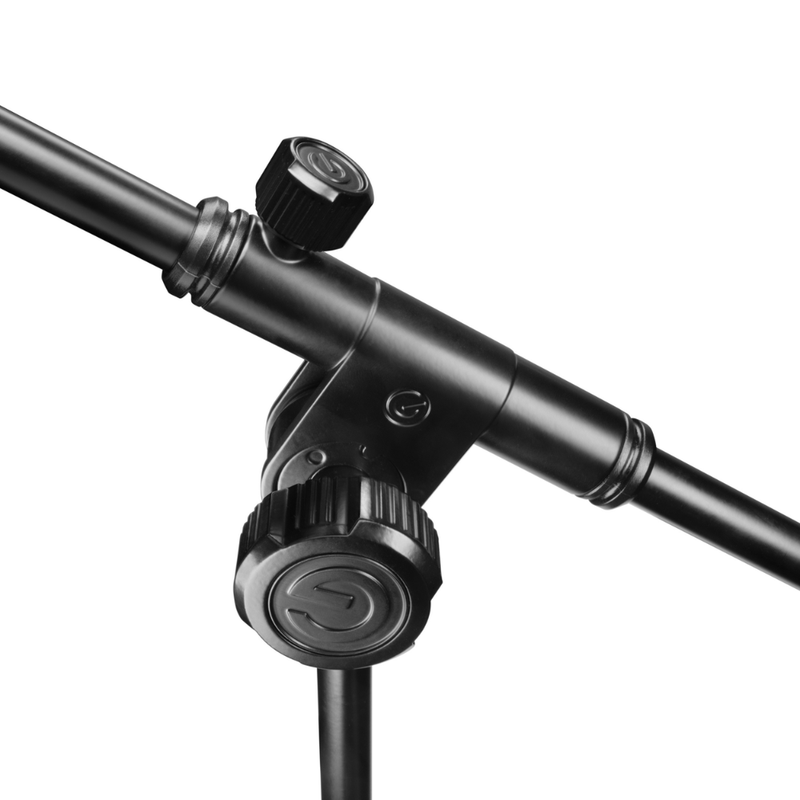 Gravity GTMS4322B Touring Series Microphone Stand with 2-Point Adjustment Telescoping Boom - Image 2