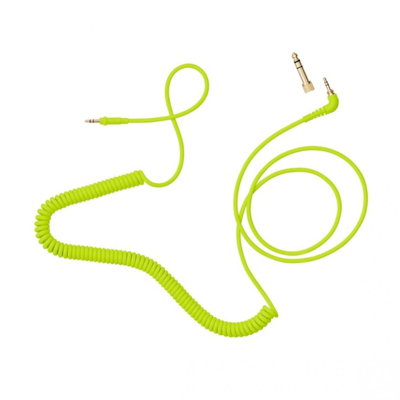 AIAIAI TMA-2 C18 Coiled Cable, Neon, 1.5 m - Image 1